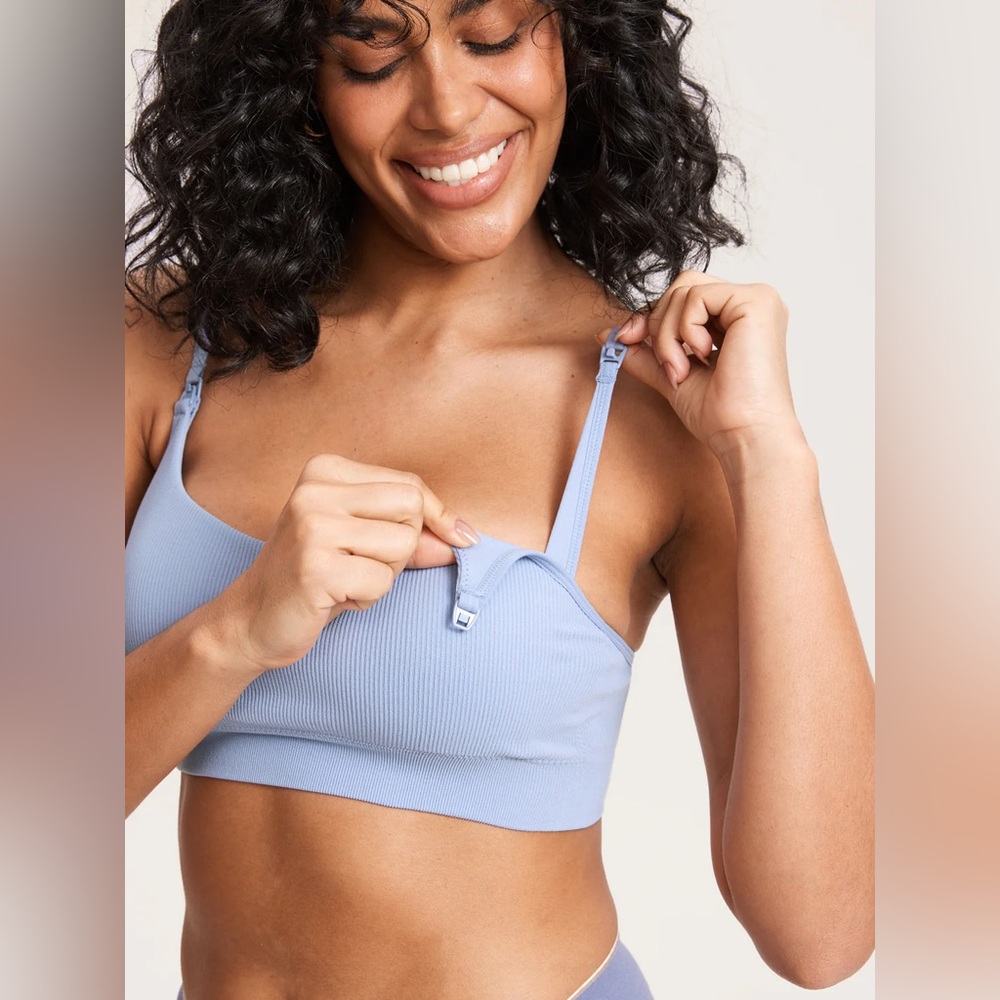 Ribbed Scoop Nursing Bralette